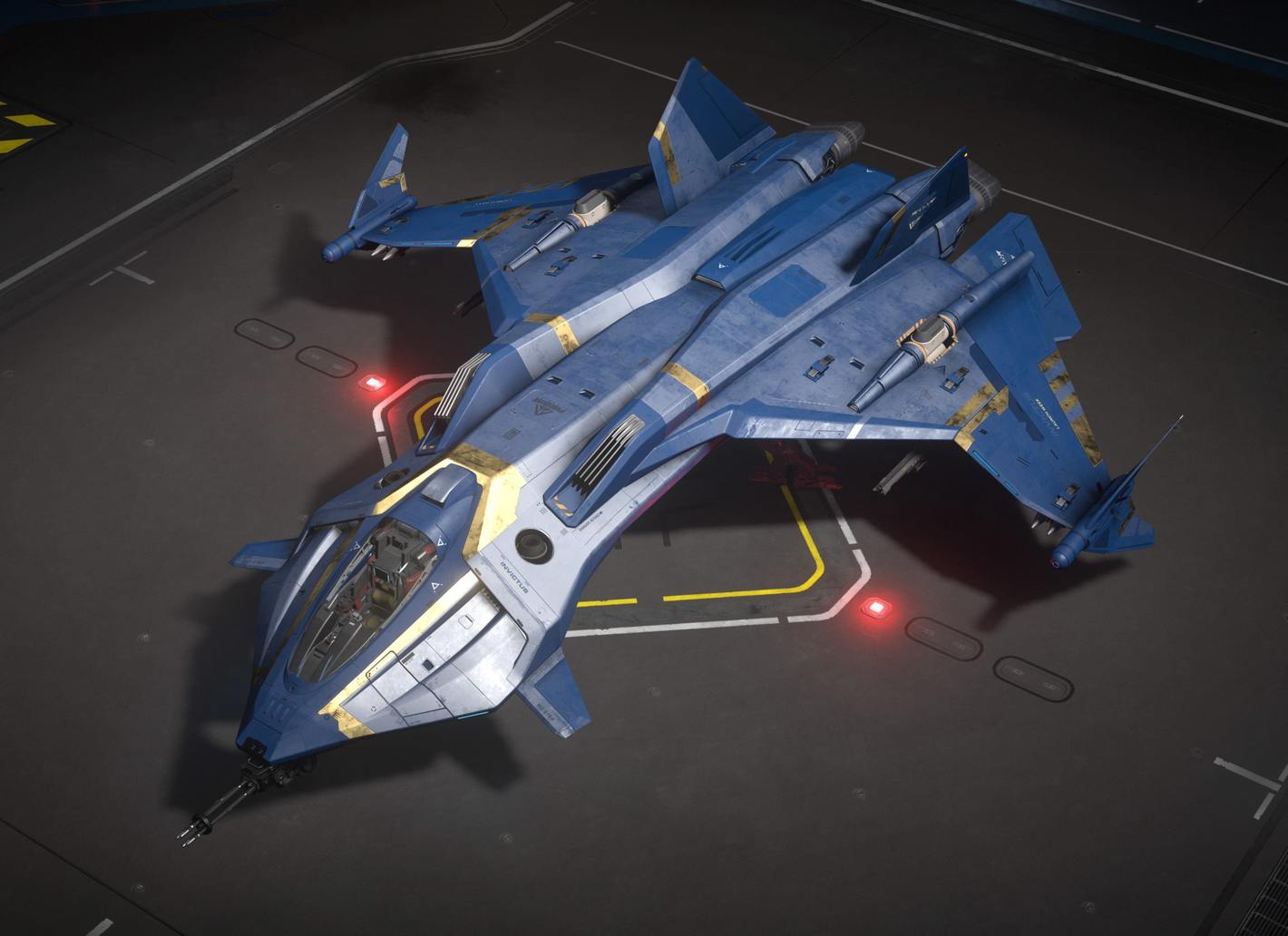 extras-gladius-invictus-blue-and-gold-paint-roberts-space