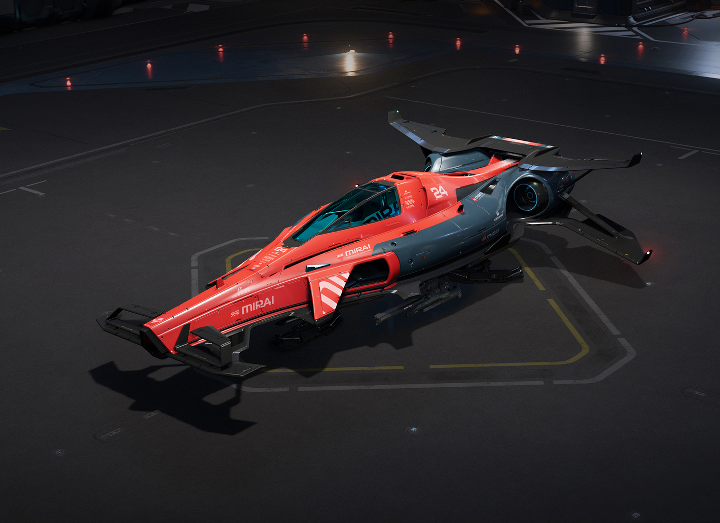 Paints - Razor - Mirai Racing Paint - Roberts Space Industries | Follow ...