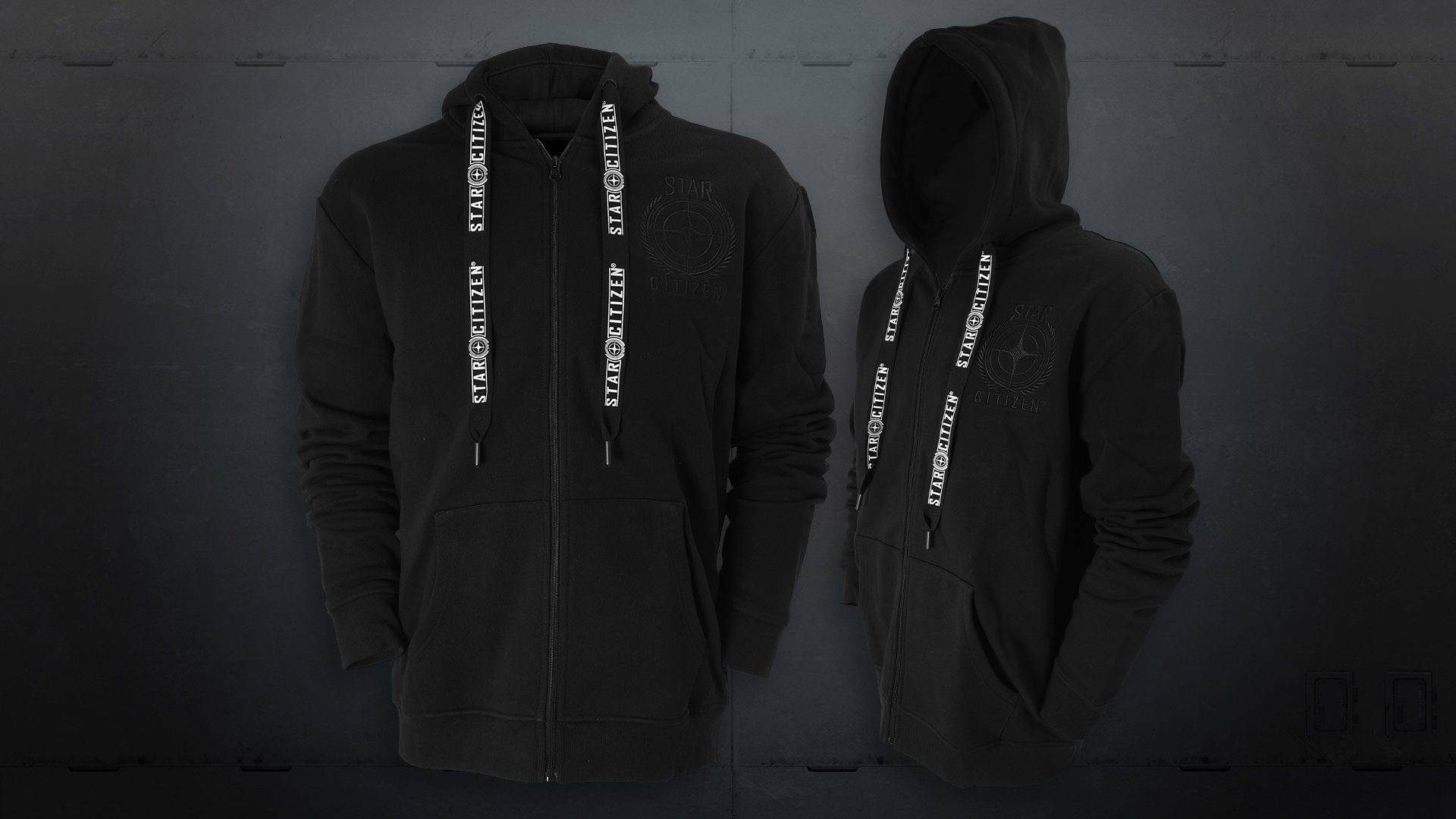 Merchandise - Star Citizen Blackout Hoodie S - Roberts Space Industries